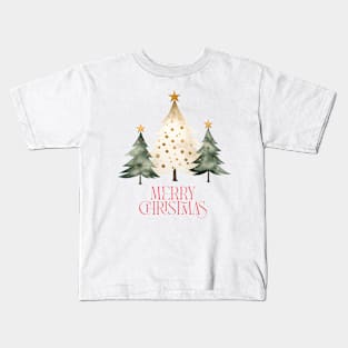 Merry Christmas trees Kids T-Shirt